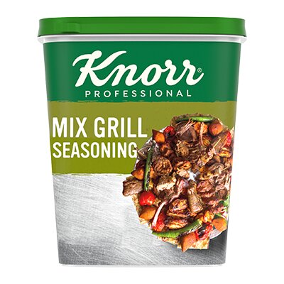 Knorr Professional Mix Grill Seasoning (6x900g) - Knorr Seasoning Range is made of natural spices, herbs and vegetables